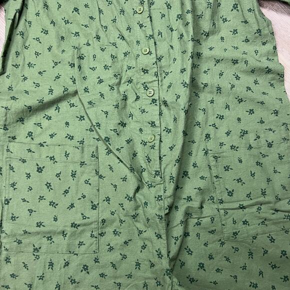 The Nines by Hatch Green Floral Print Maternity Jumpsuit - Size XS - NWT - Picture 6 of 11